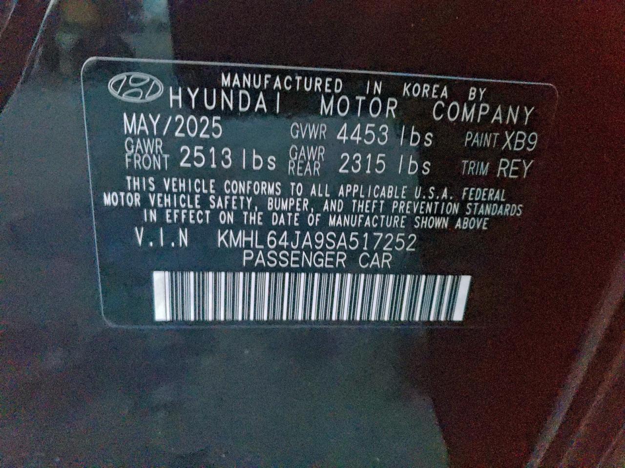 2025 HYUNDAI SONATA