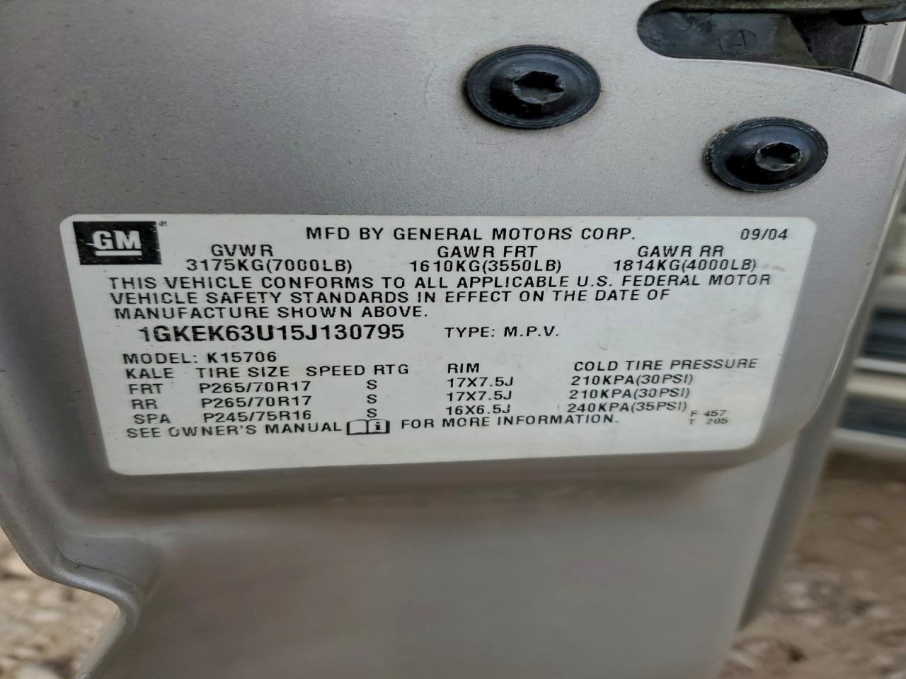 2005 GMC Yukon