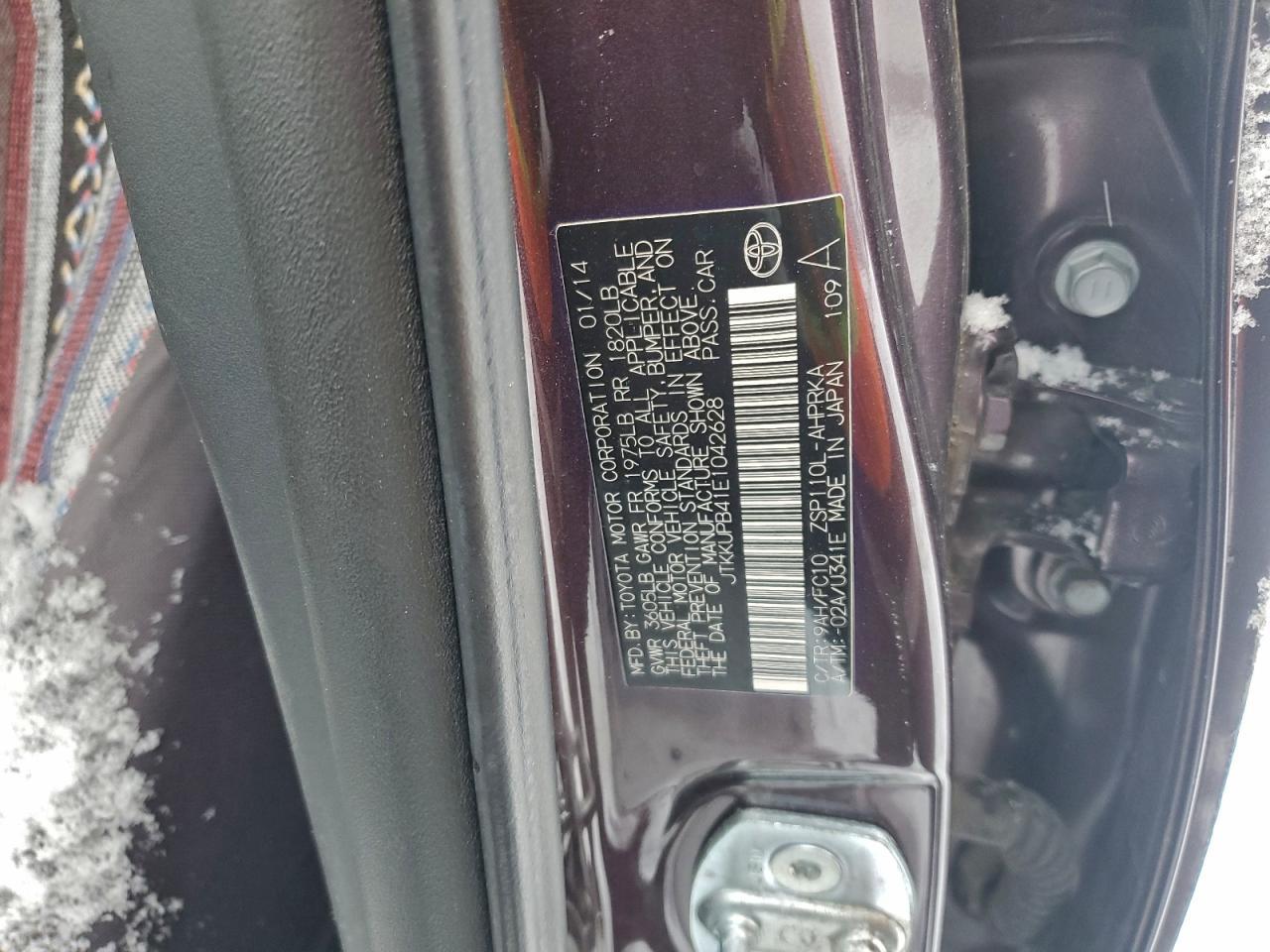 2014 TOYOTA SCION