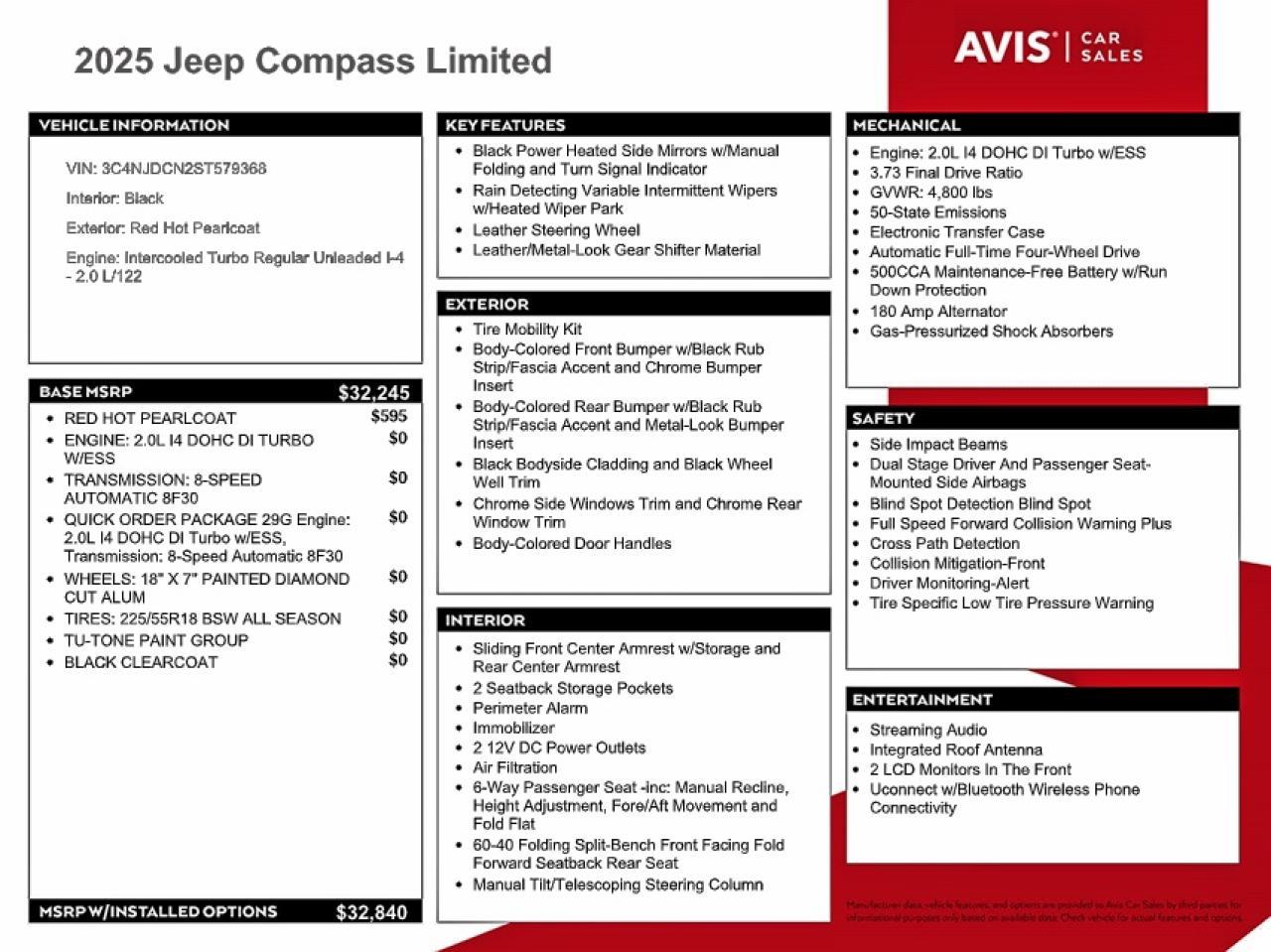 2025 JEEP Compass