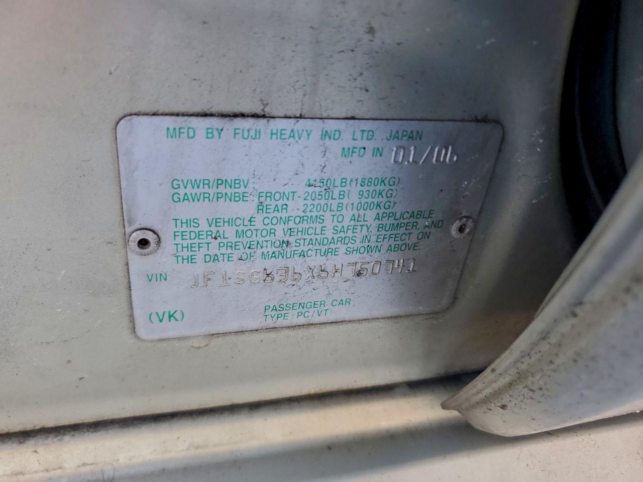 2006 SUBARU FORESTER