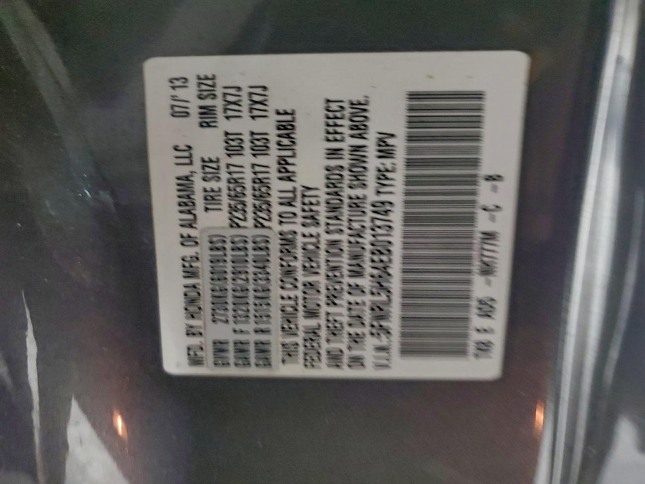 2014 HONDA ODYSSEY