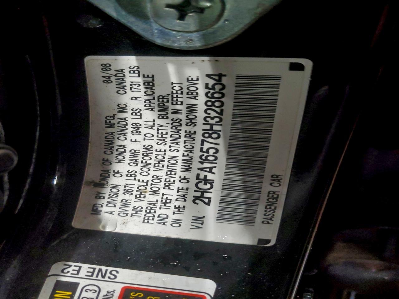 2008 HONDA CIVIC