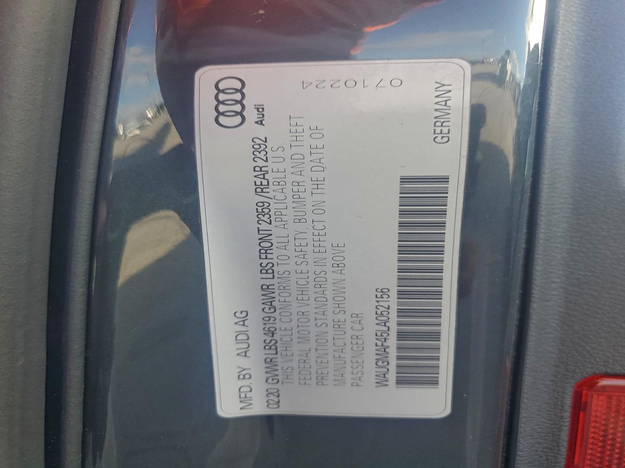 2020 AUDI A4