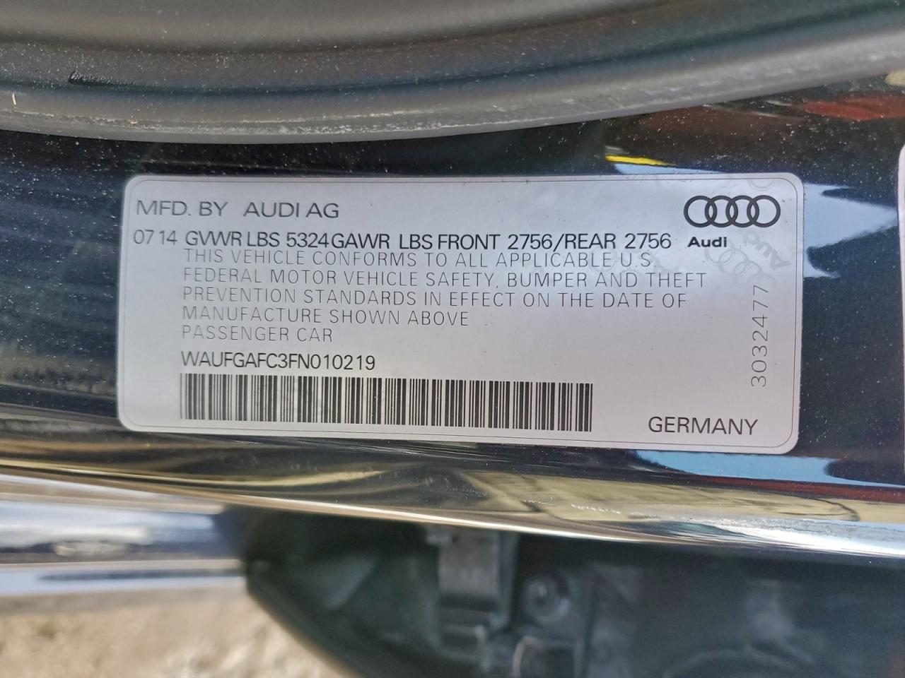 2015 AUDI A6