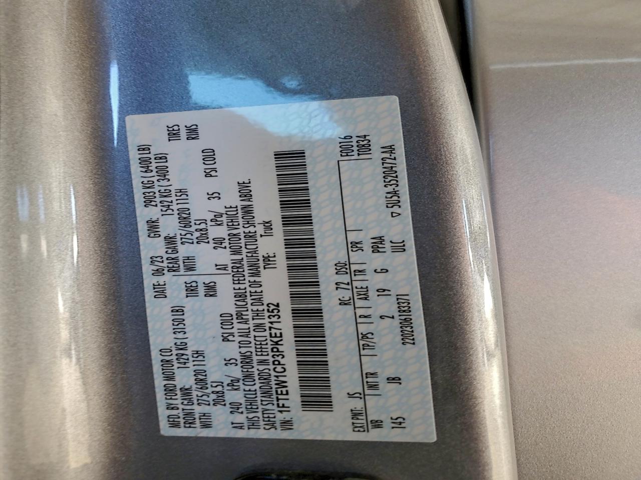 2023 FORD F-150