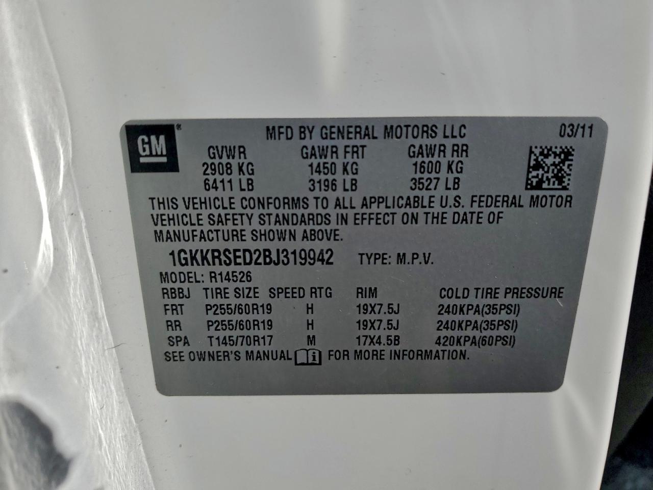 2011 GMC ACADIA