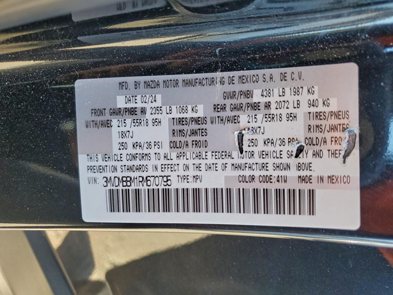2024 MAZDA CX-30