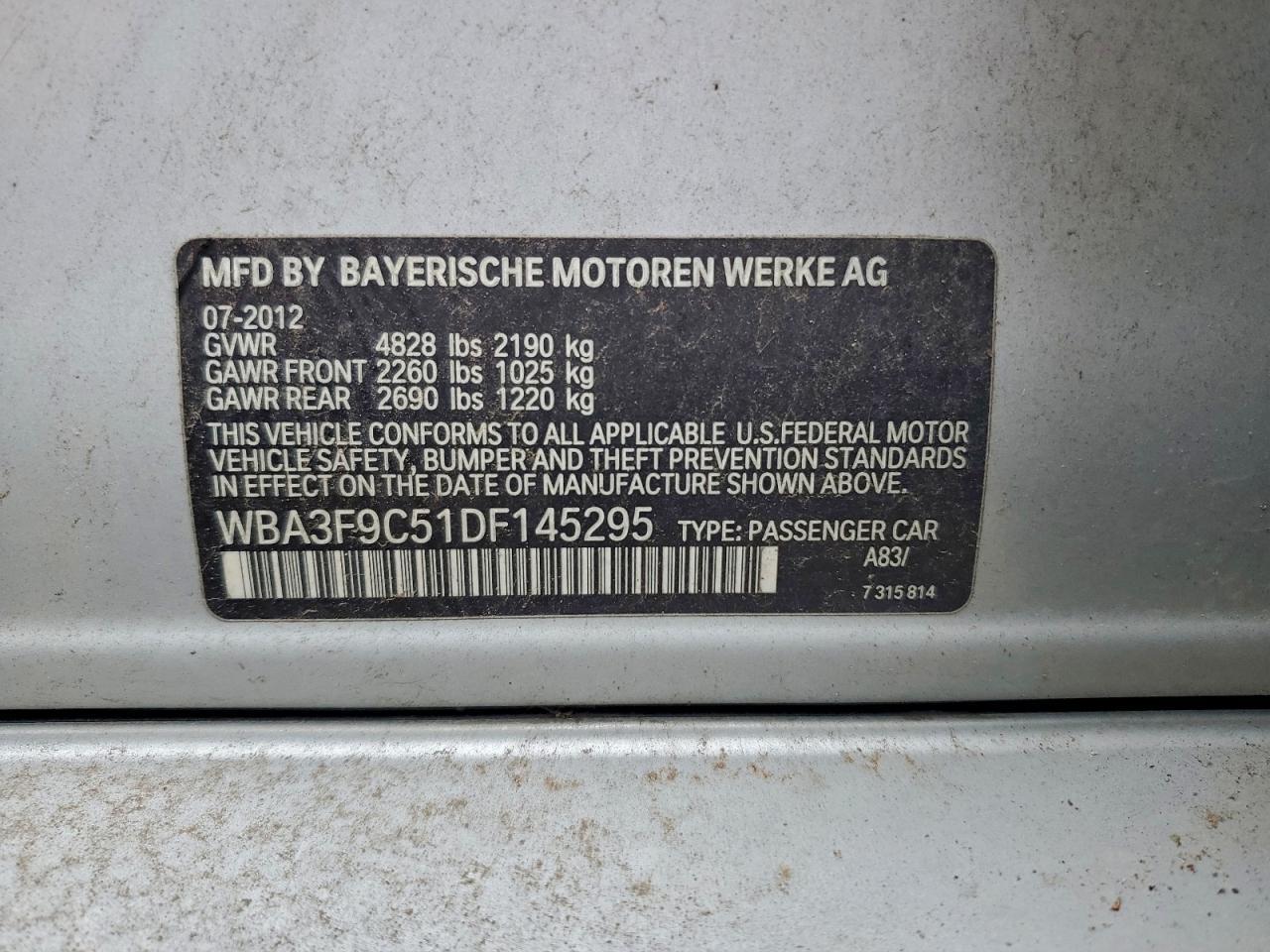 2013 BMW ActiveHybrid 3