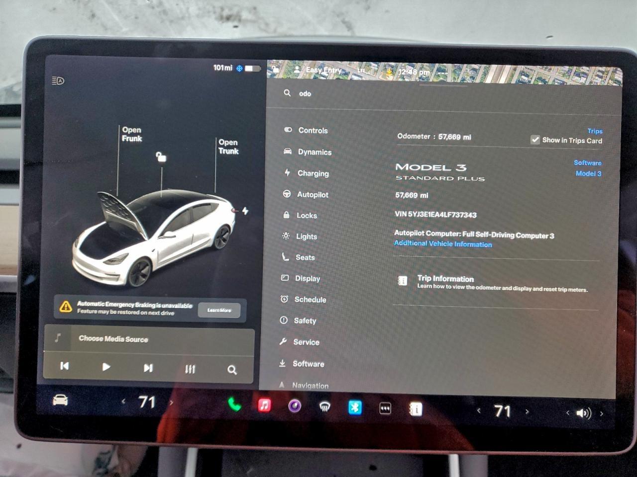 2020 TESLA MODEL 3