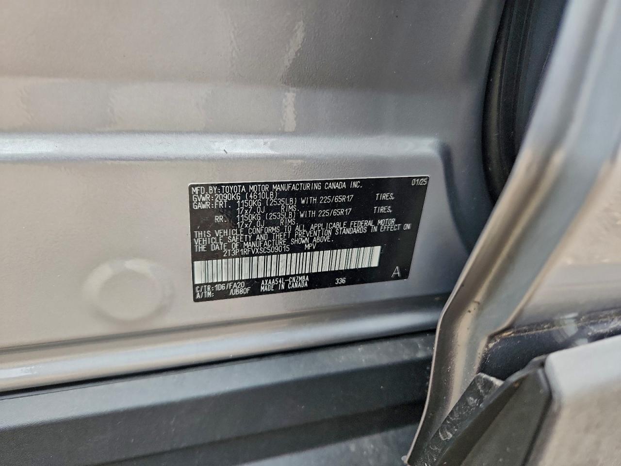 2025 TOYOTA RAV4