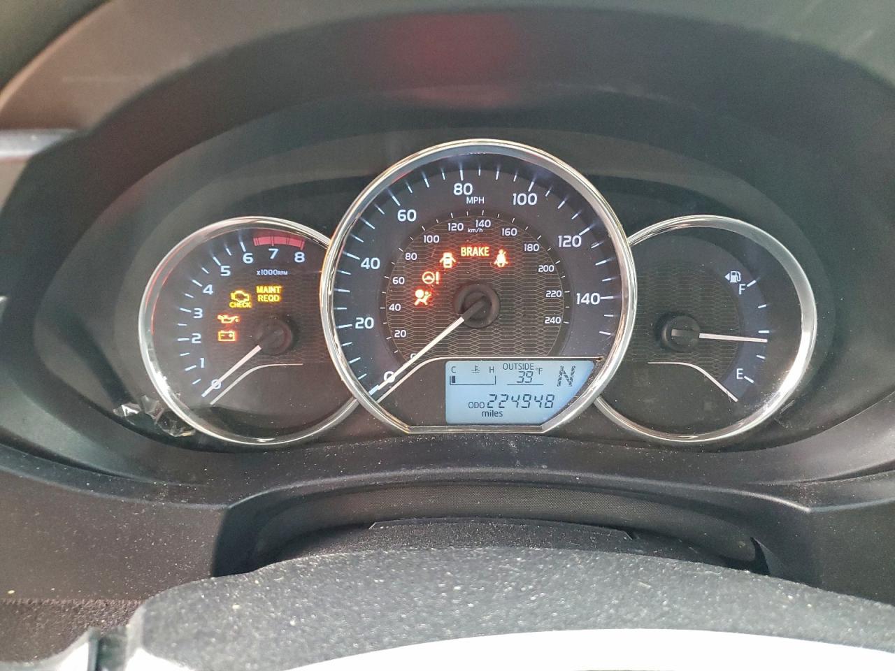 2015 TOYOTA COROLLA