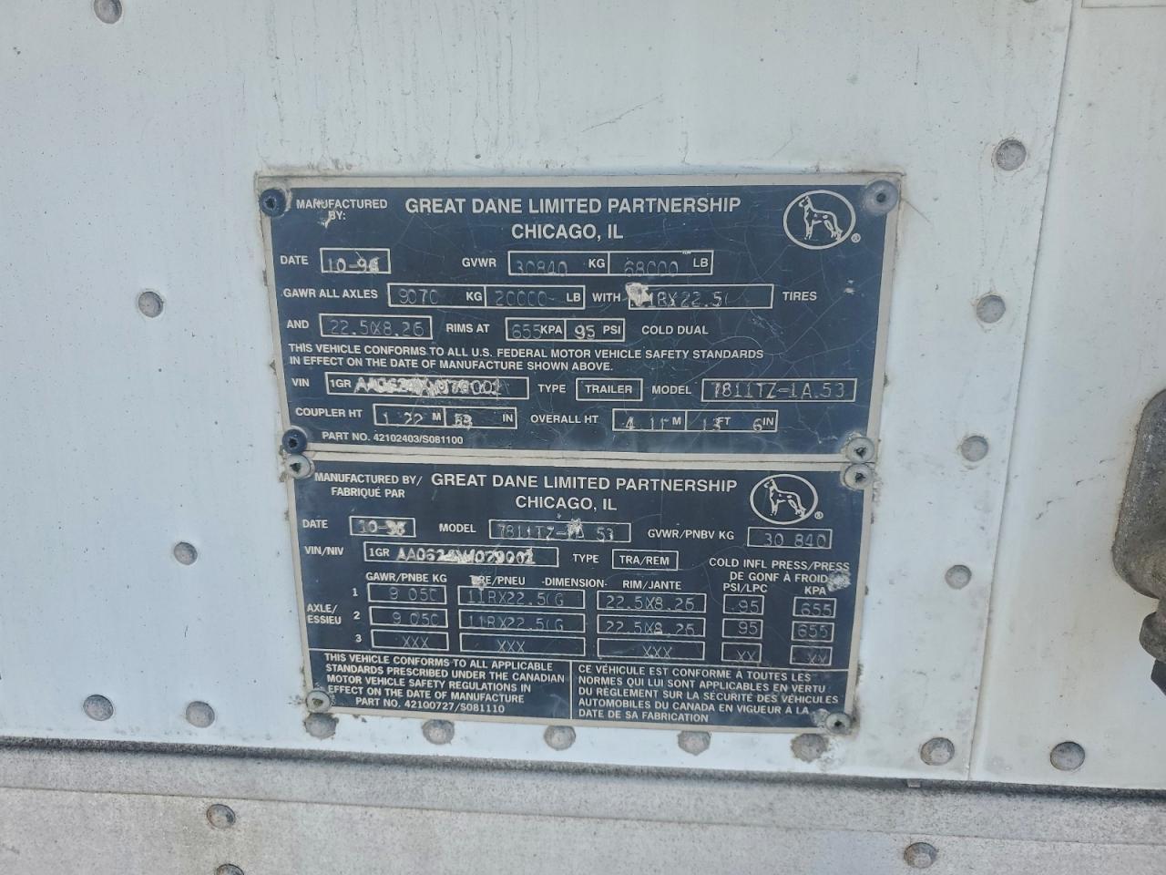 1997 Great Dane Trailer