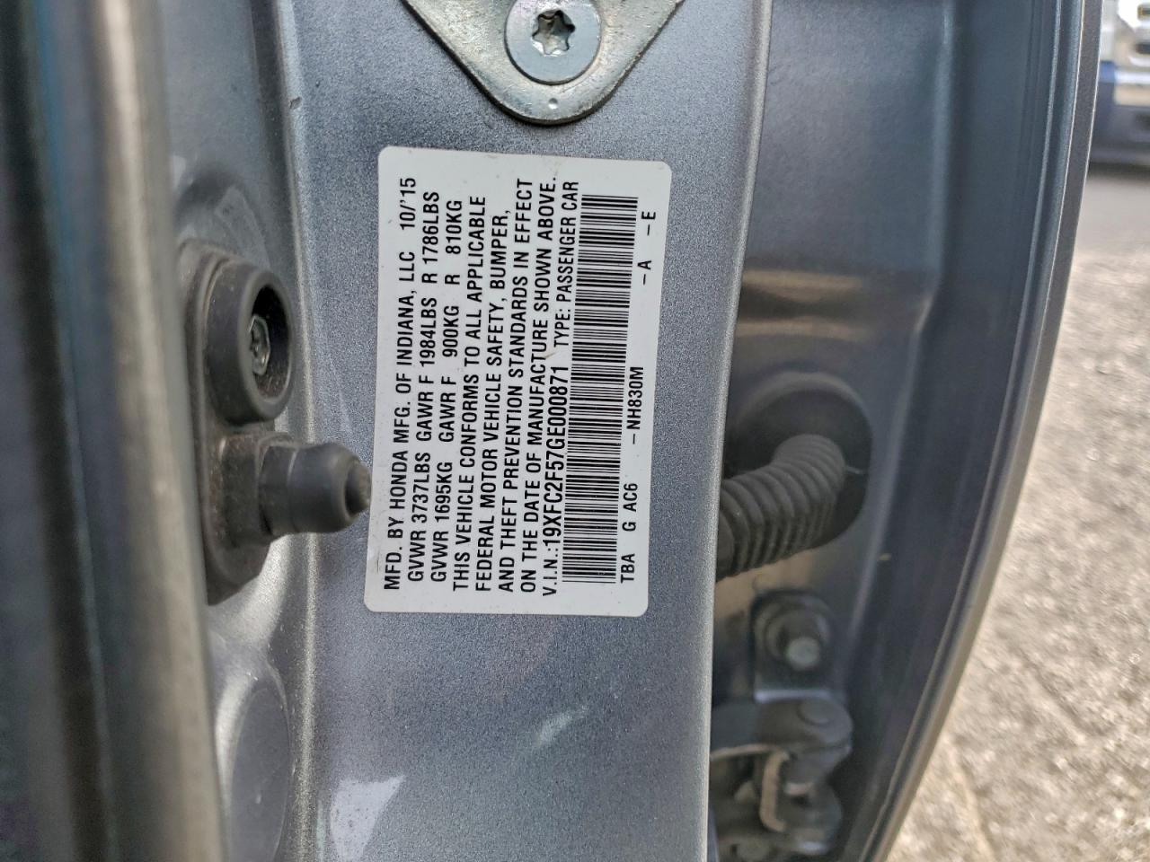 2016 HONDA CIVIC