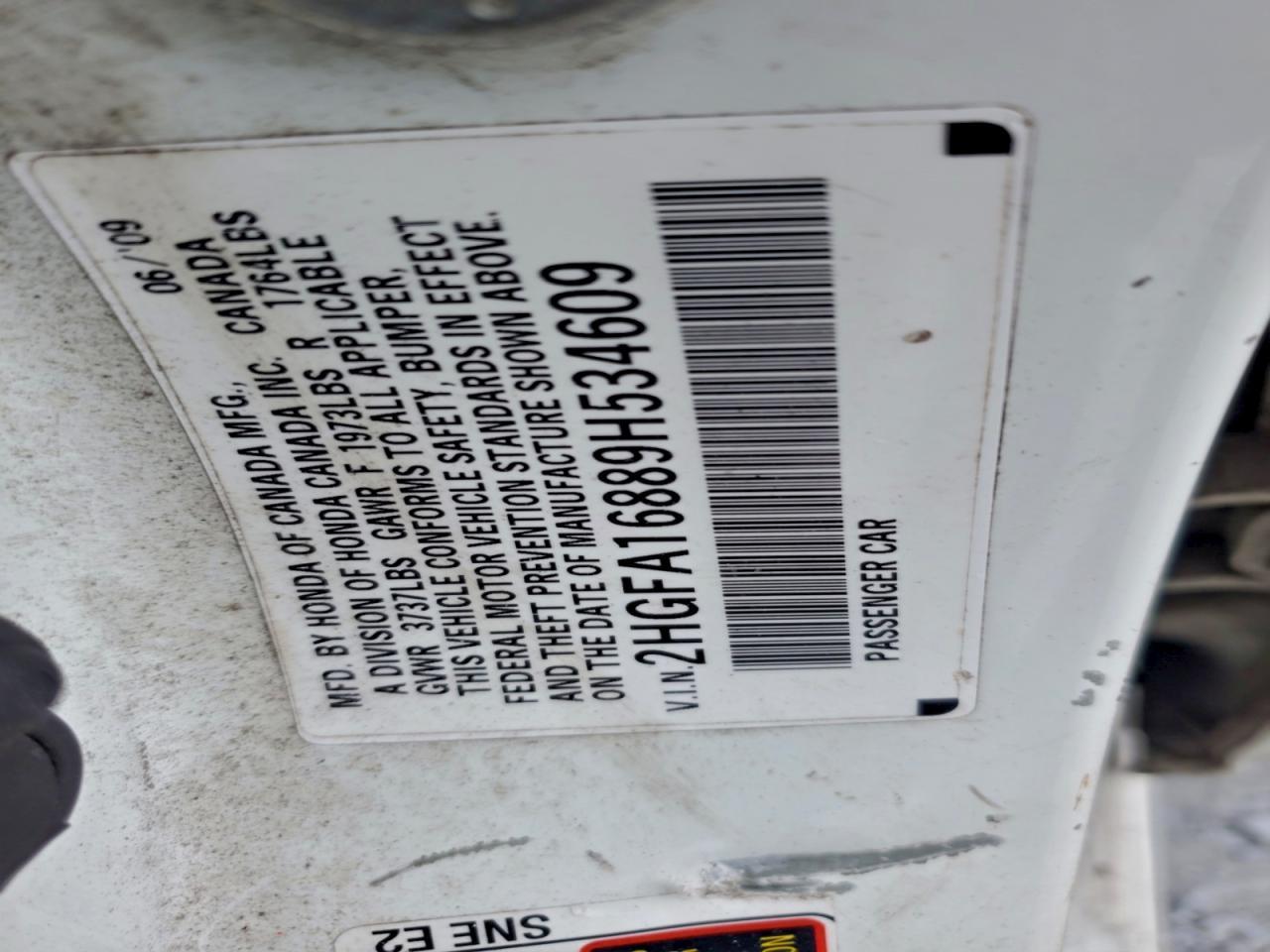 2009 HONDA CIVIC
