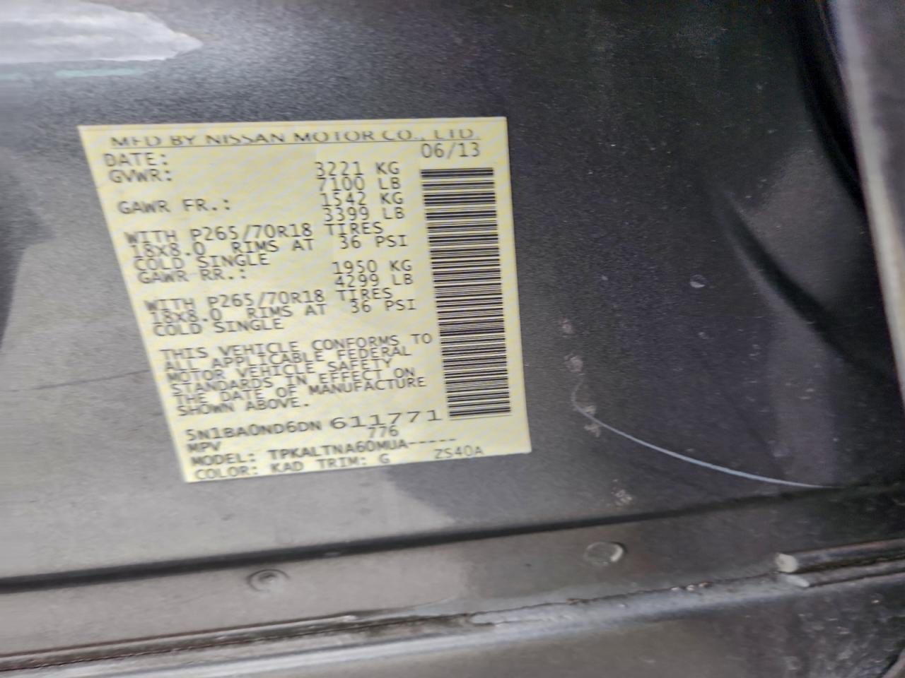 2013 NISSAN Armada