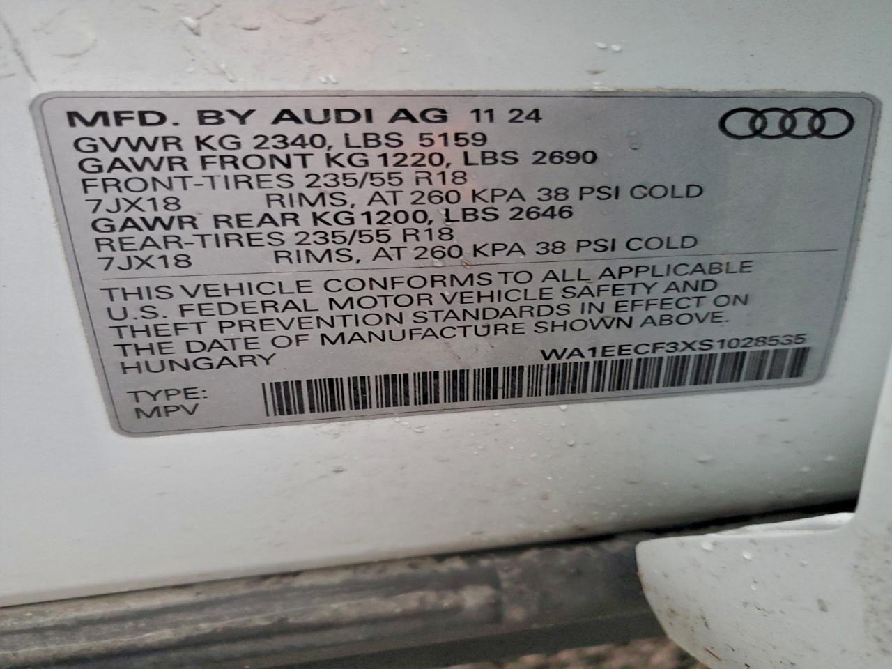 2025 AUDI Q3