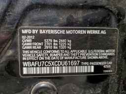 2012 BMW 5 series