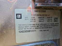 2011 BUICK LACROSSE