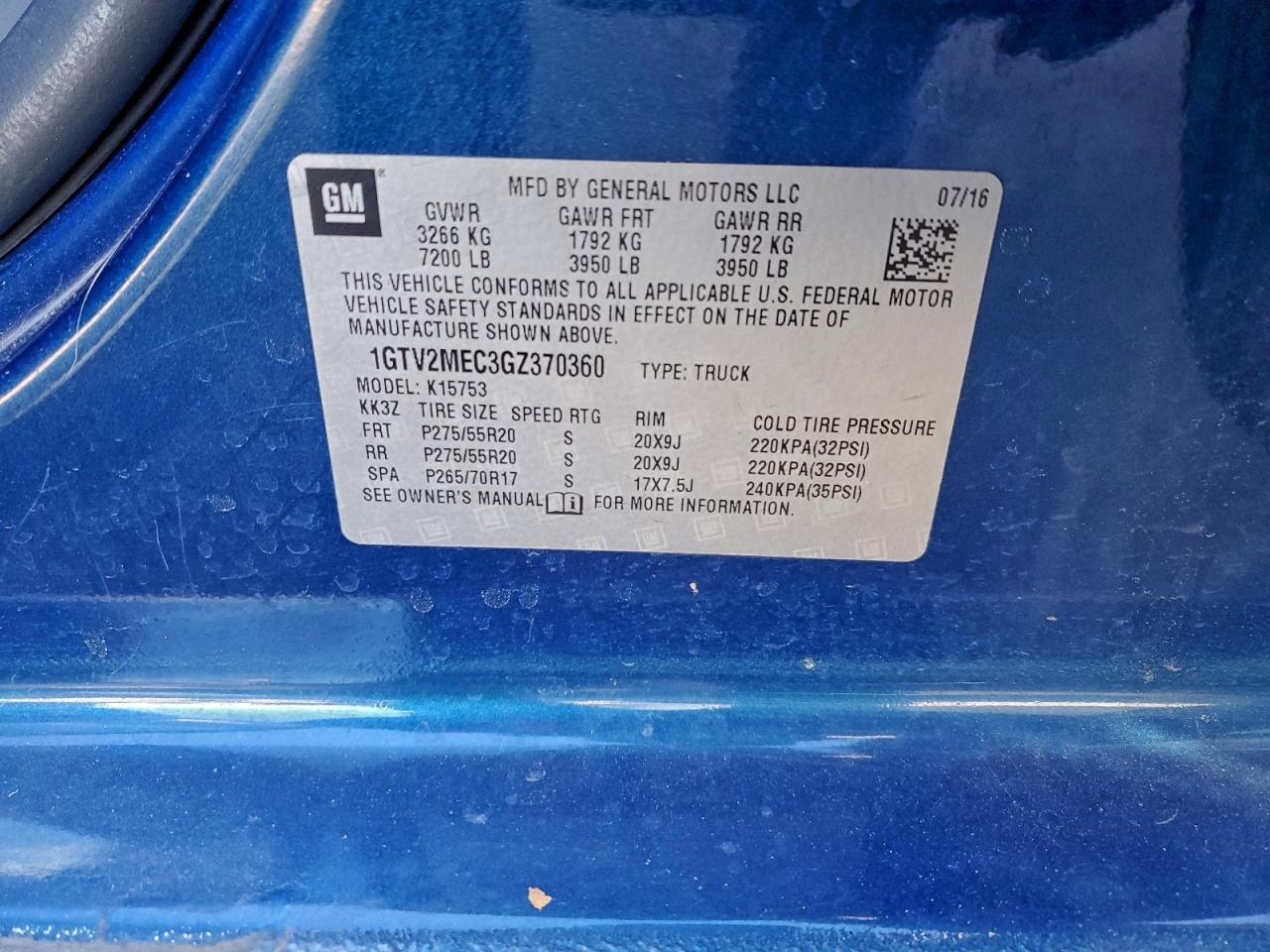 2016 GMC Sierra