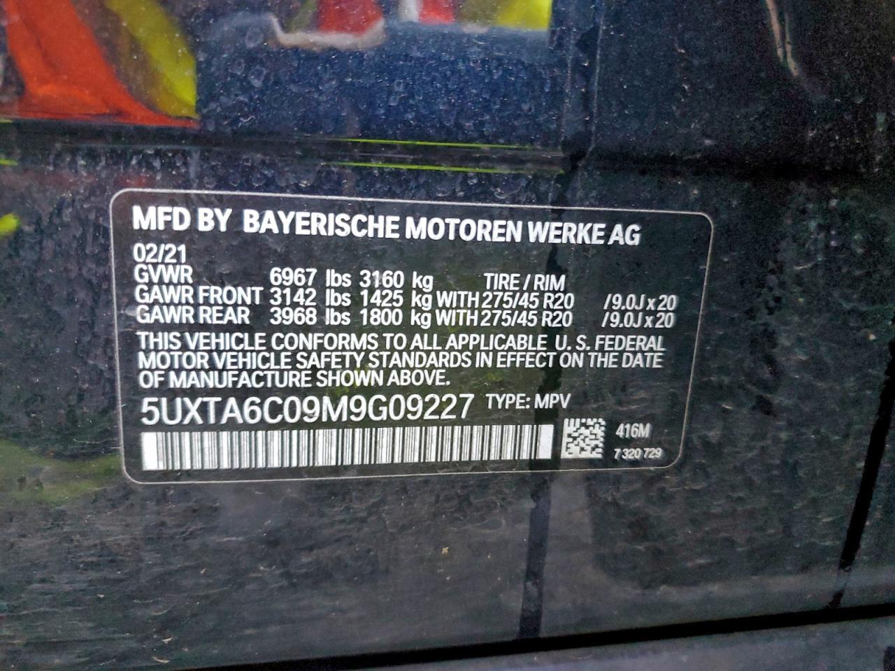2021 BMW X5