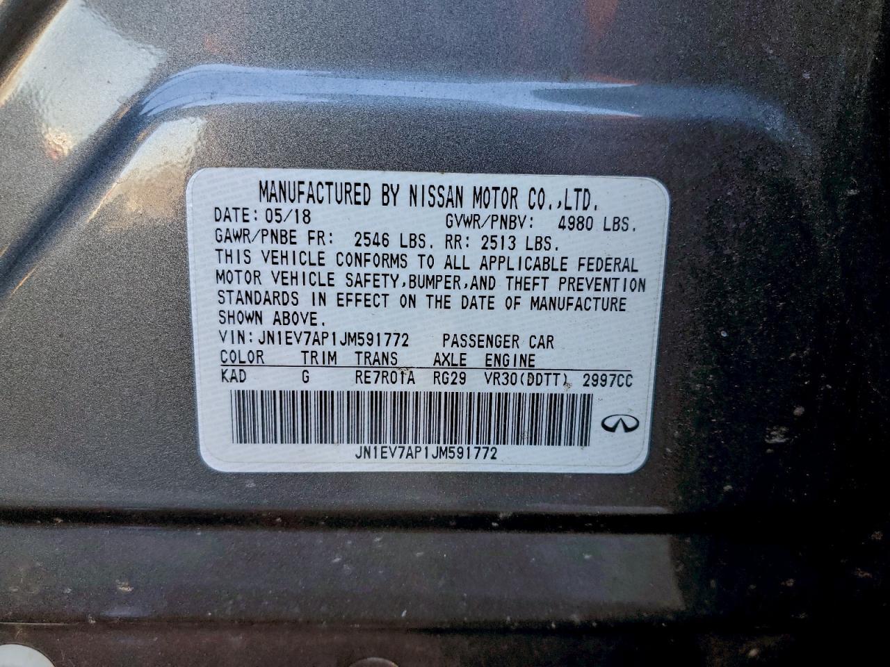 2018 INFINITI Q50