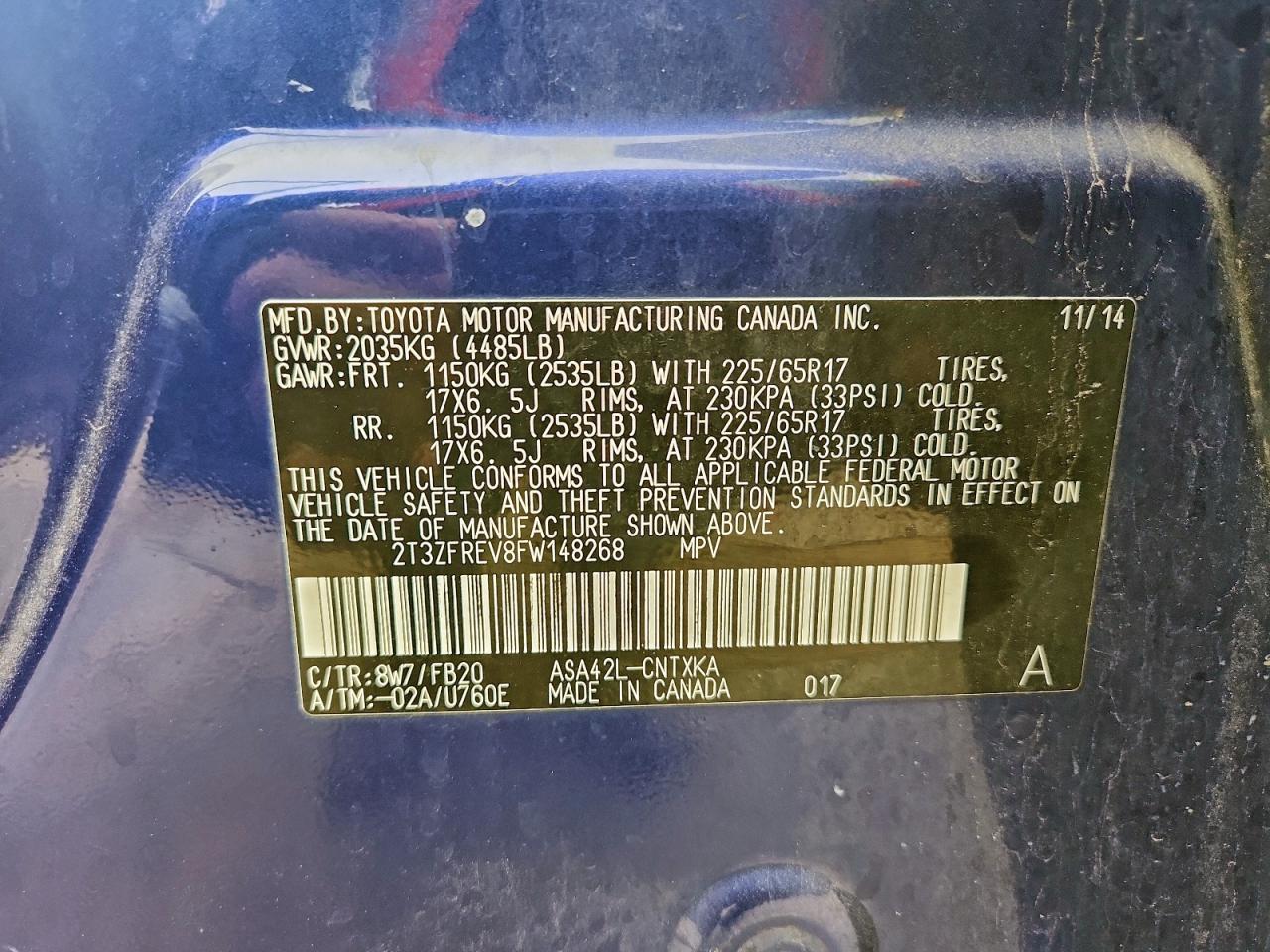 2015 TOYOTA RAV4