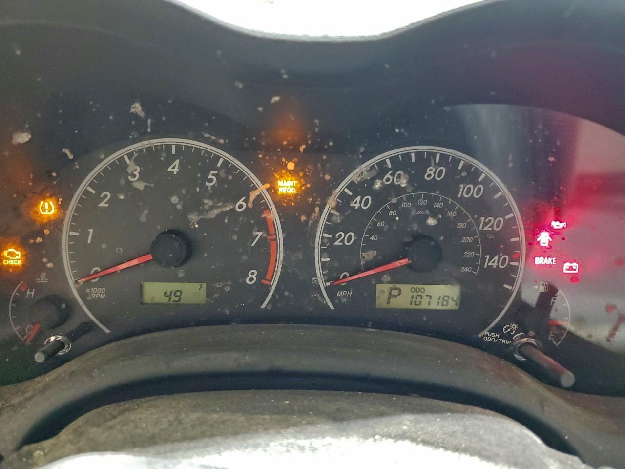 2012 TOYOTA COROLLA
