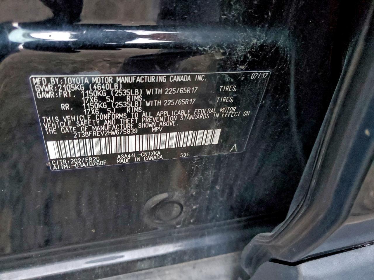 2017 TOYOTA RAV4