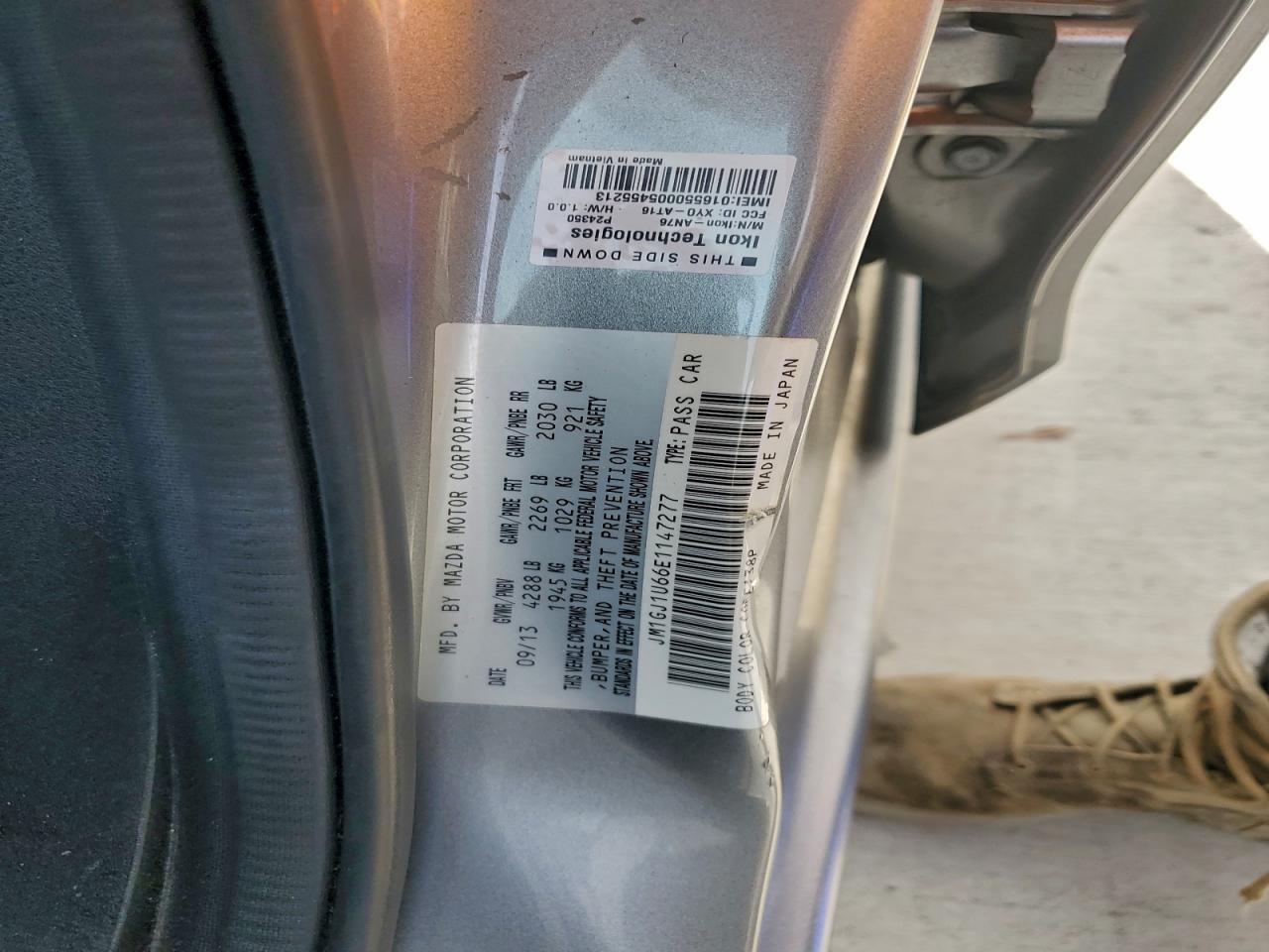 2014 MAZDA 6