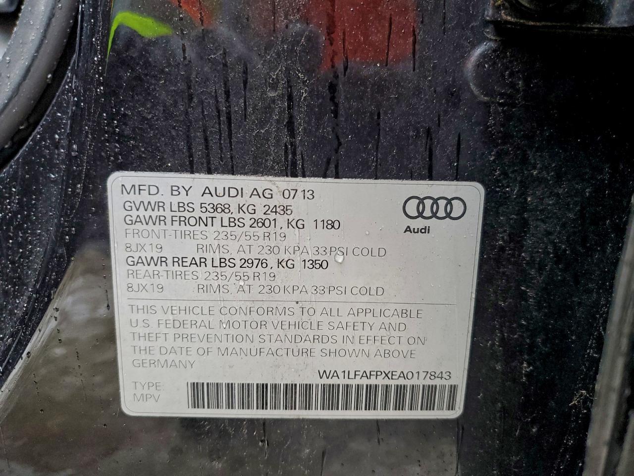 2014 AUDI Q5