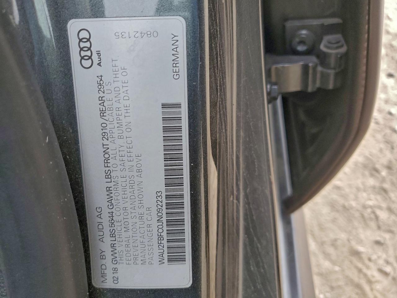 2018 AUDI S7