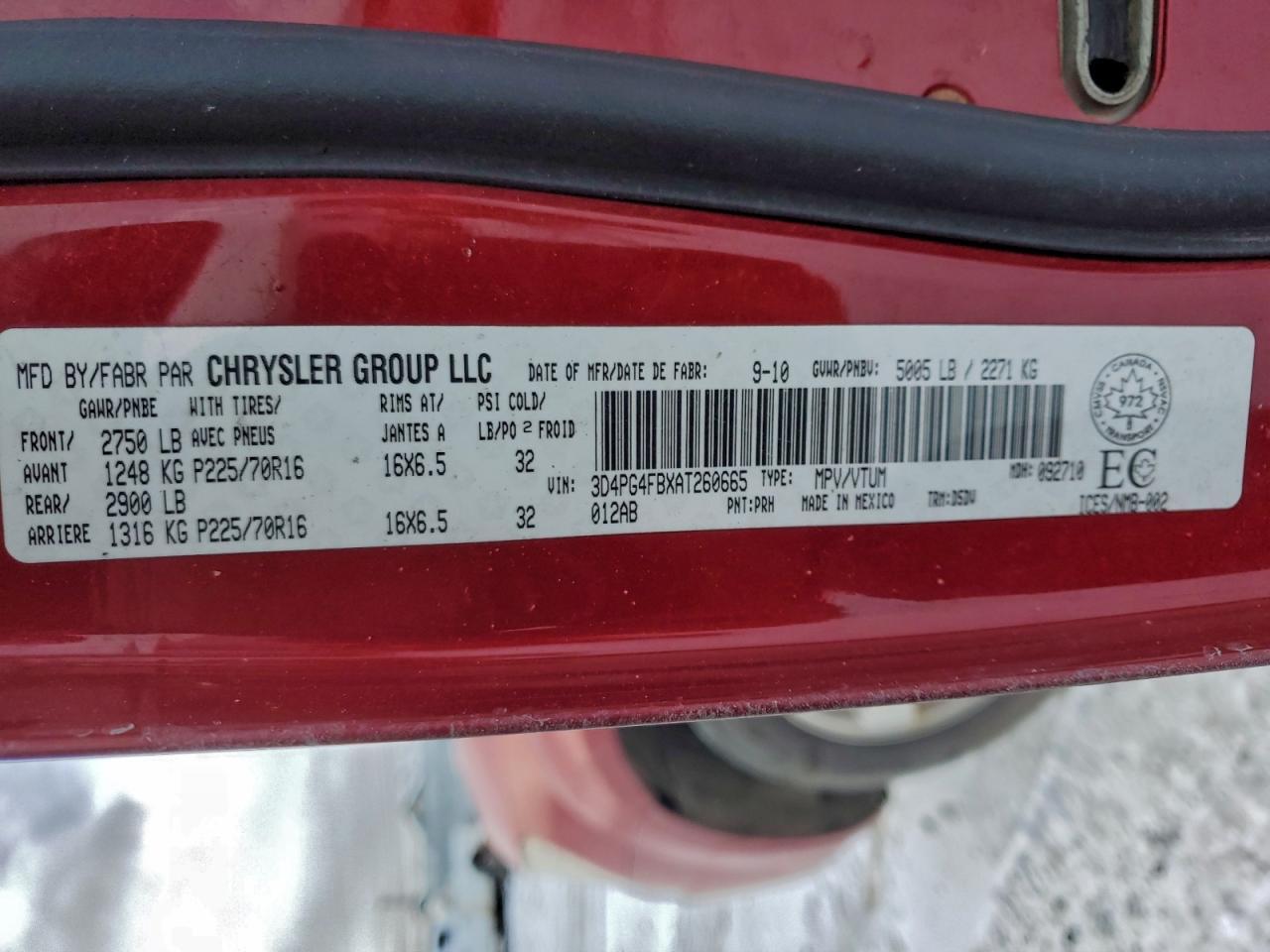2010 DODGE JOURNEY