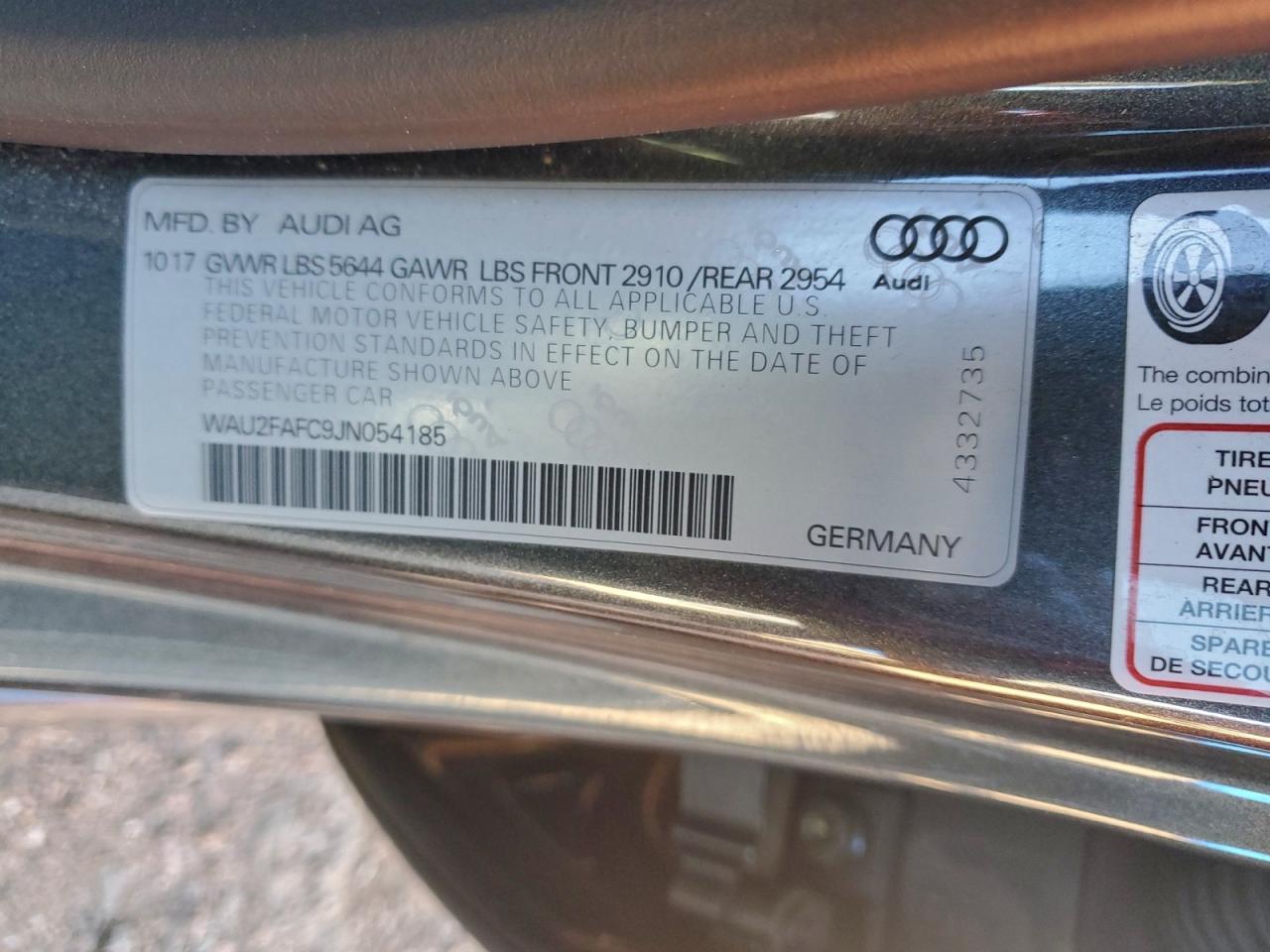 2018 AUDI S7