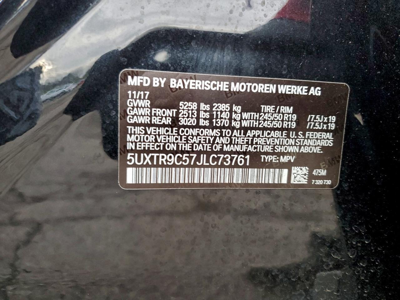 2018 BMW X3