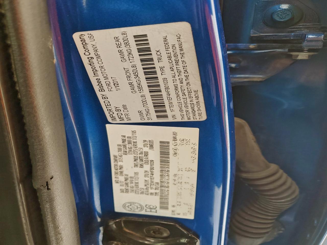 2017 FORD F-150