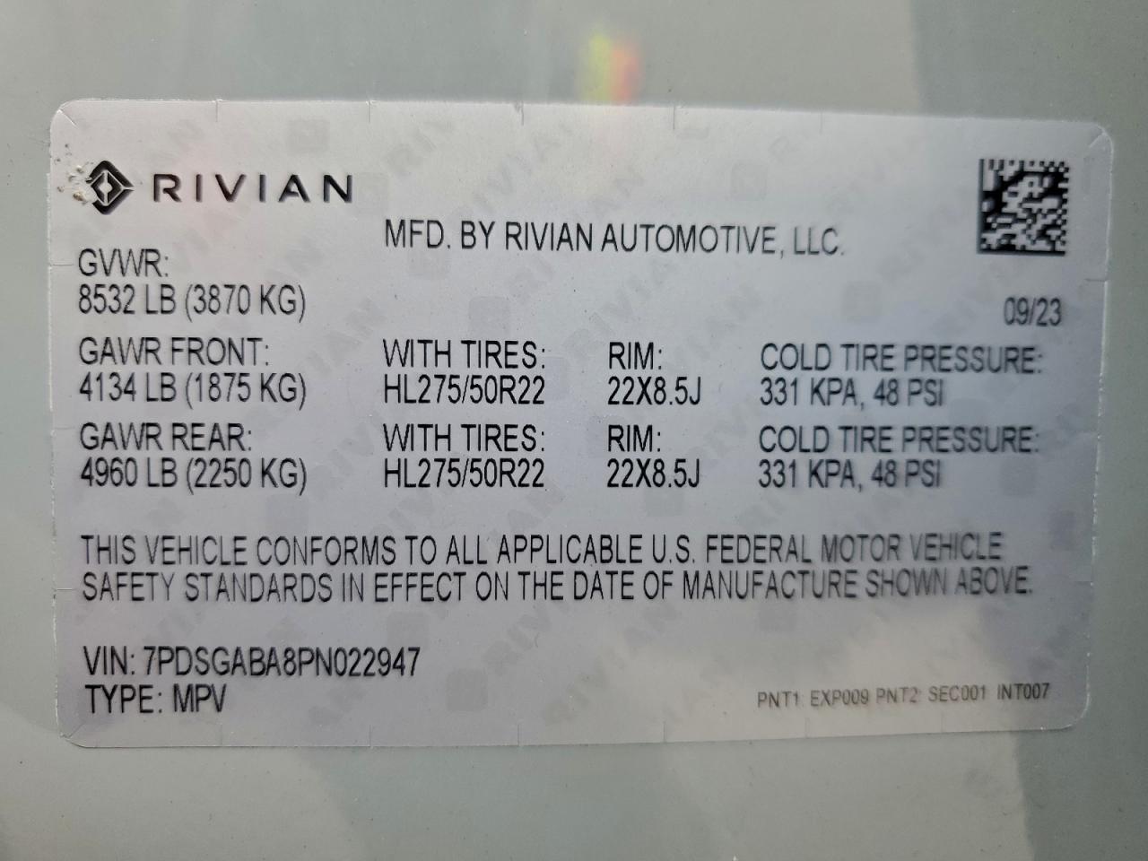 2023 RIVIAN R1s