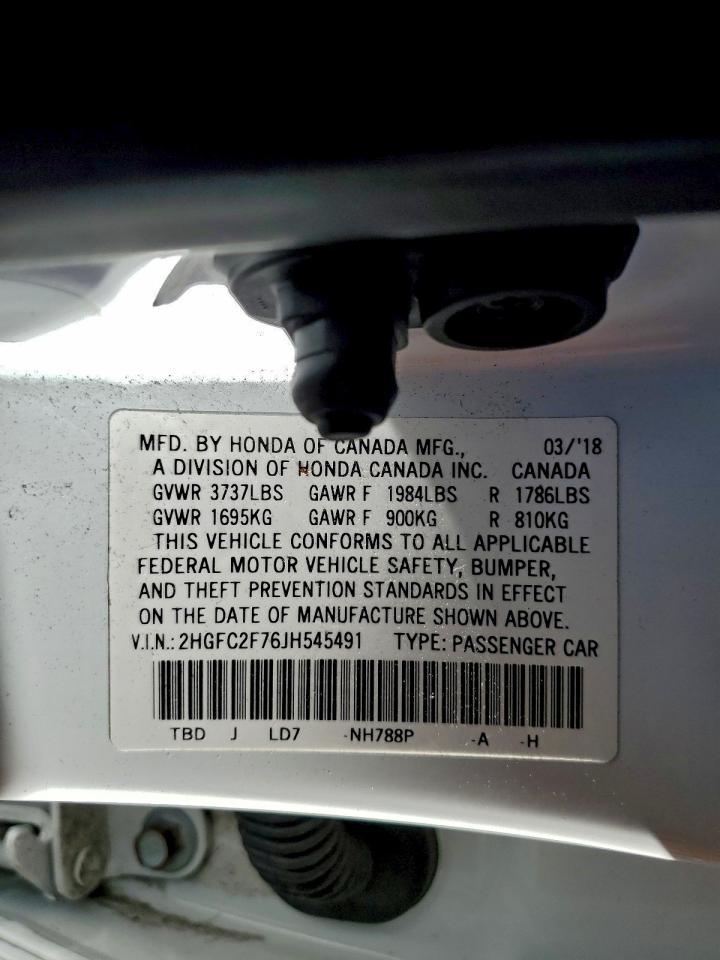 2018 HONDA CIVIC