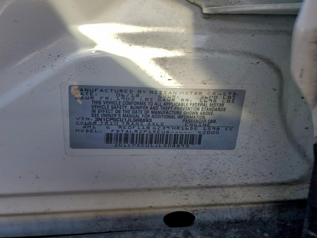 2018 NISSAN KICKS