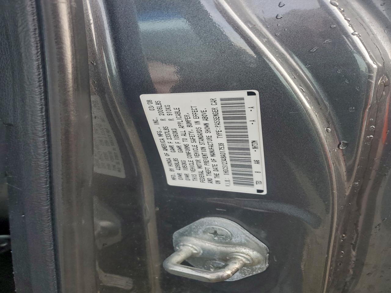 2008 HONDA ACCORD