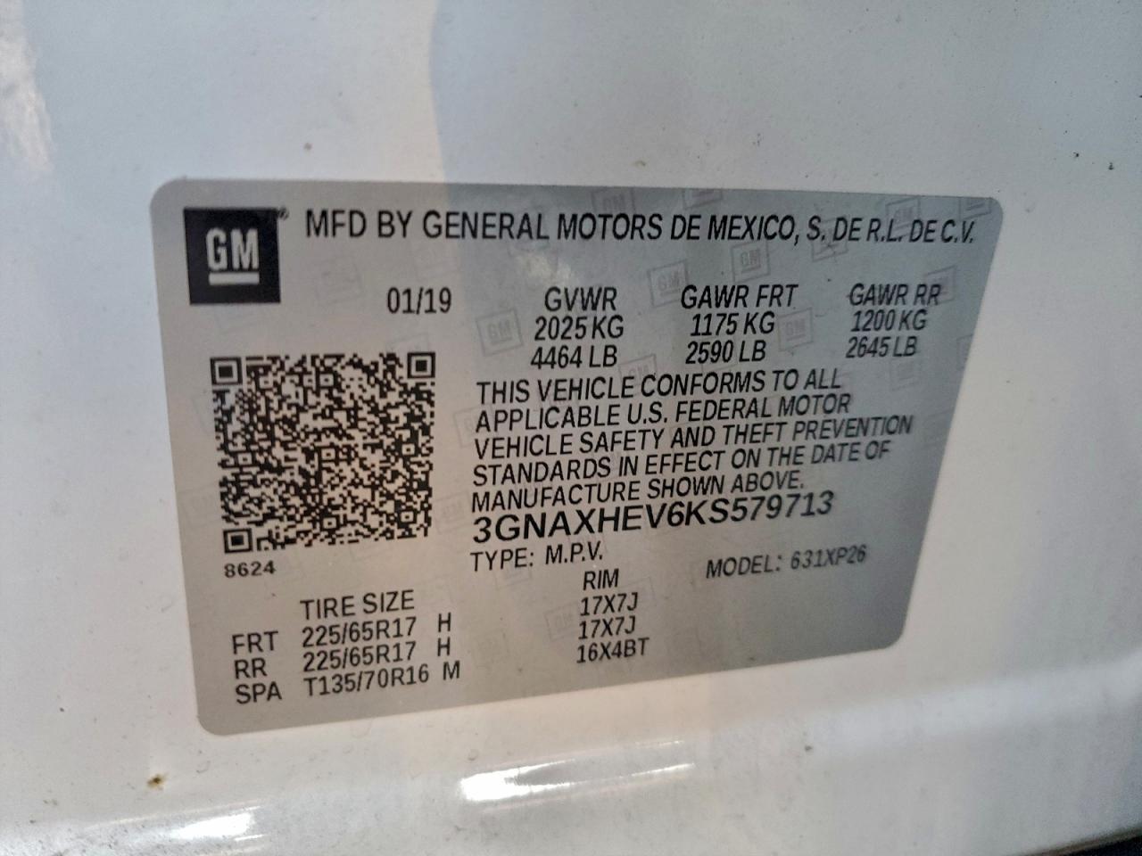 2019 CHEVROLET EQUINOX