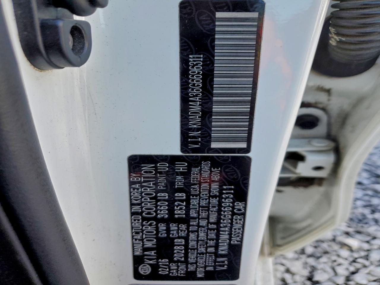 2016 KIA RIO