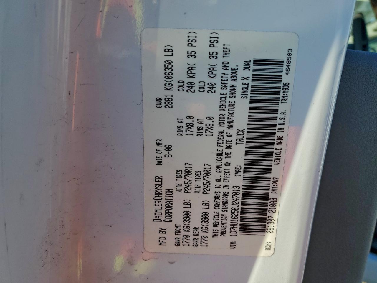 2006 DODGE RAM 1500