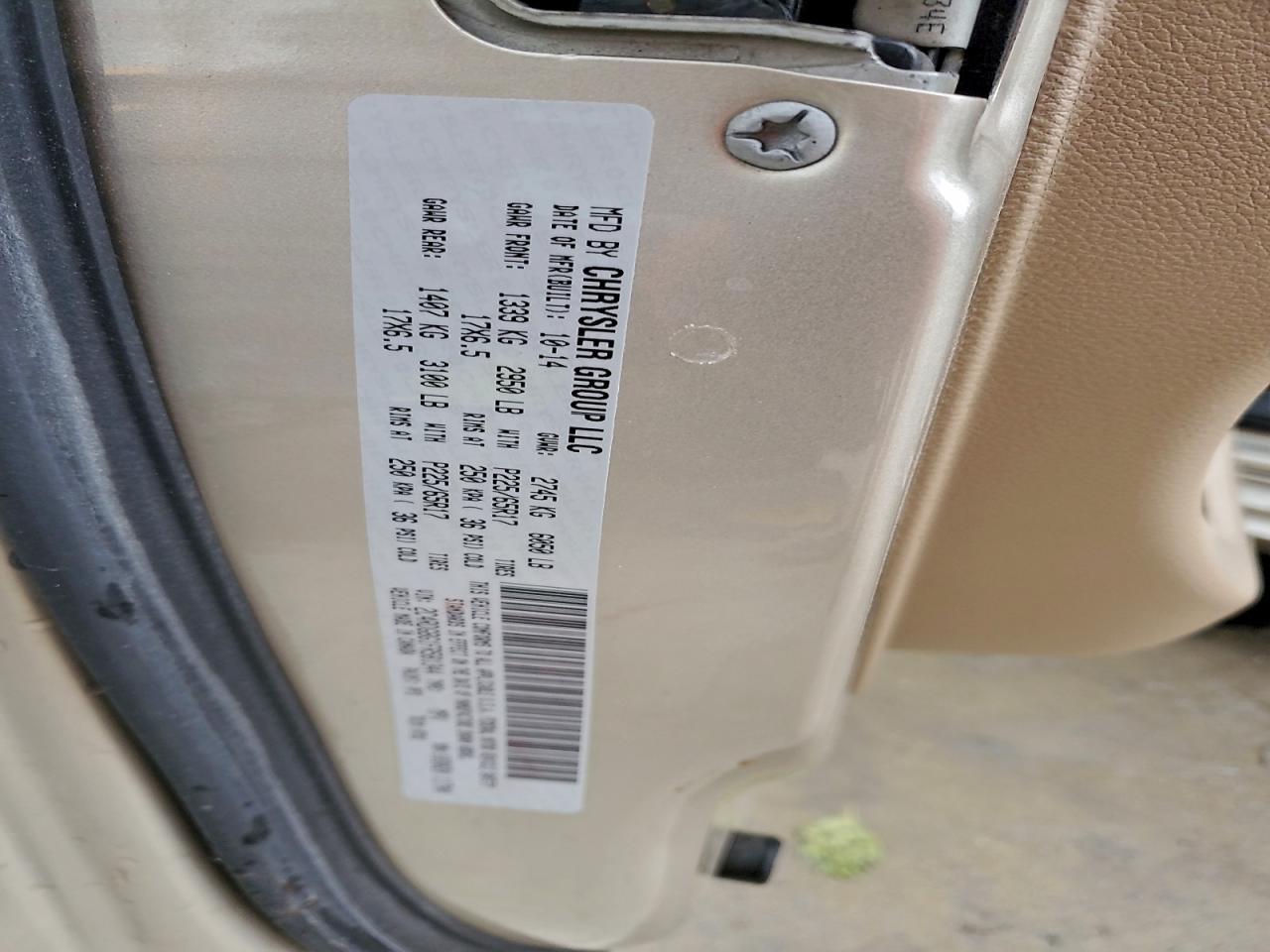2015 DODGE GRAND CARAVAN
