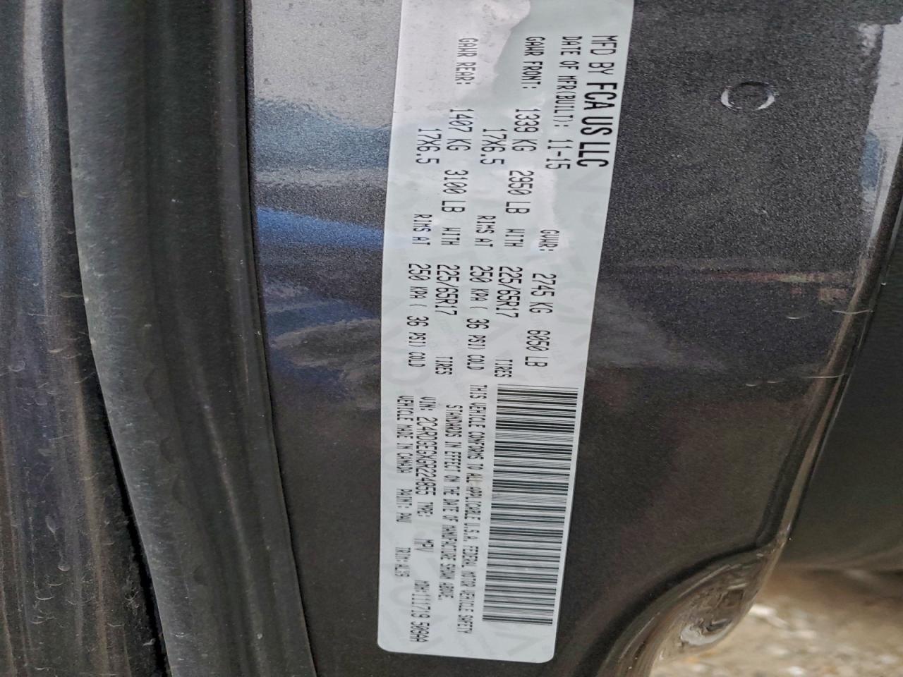 2016 DODGE GRAND CARAVAN