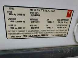 2020 TESLA MODEL S
