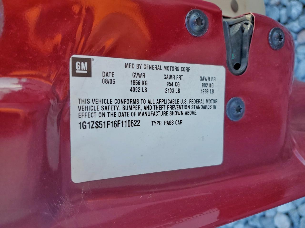 2006 CHEVROLET MALIBU