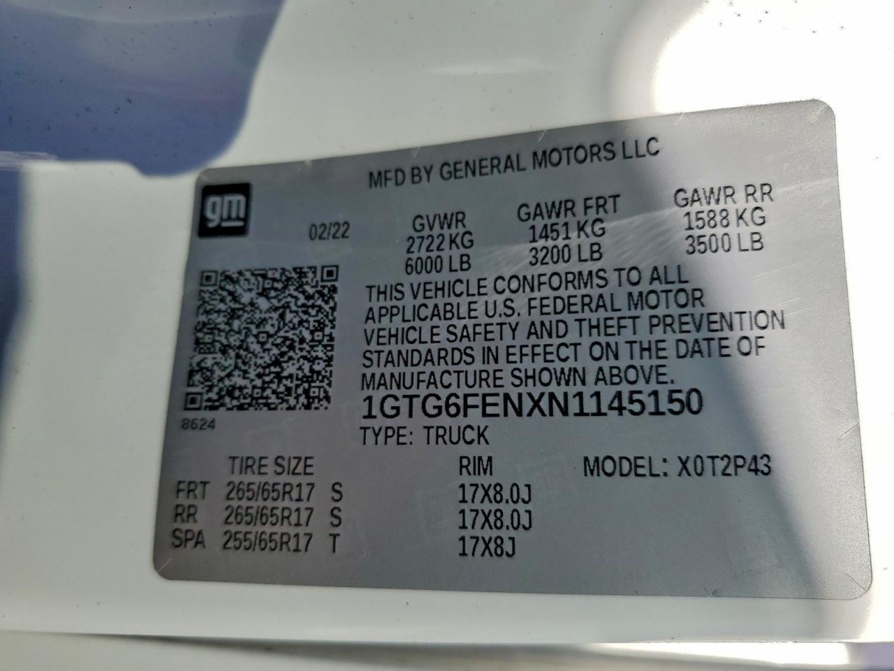 2022 GMC CANYON