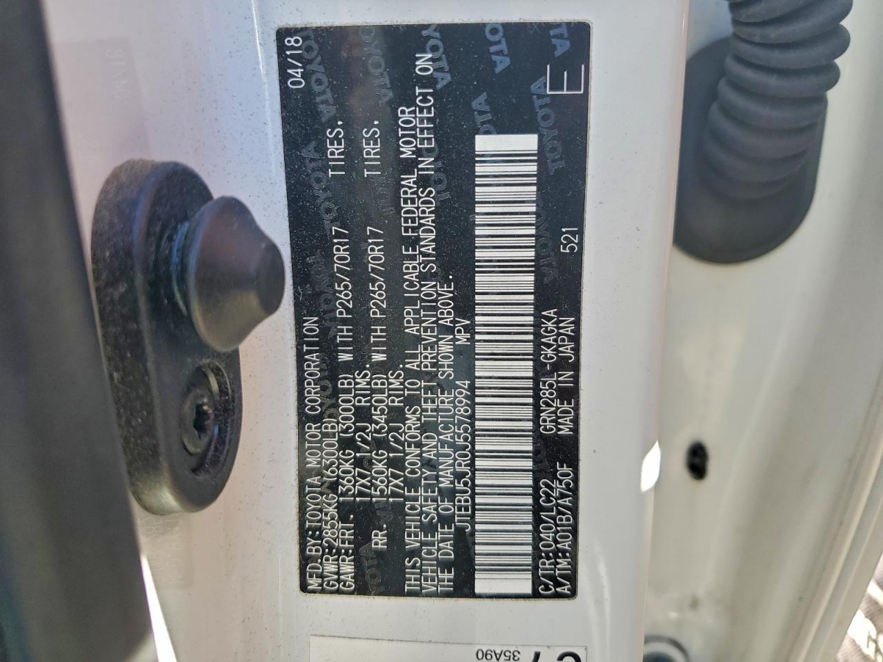 2018 TOYOTA 4Runner
