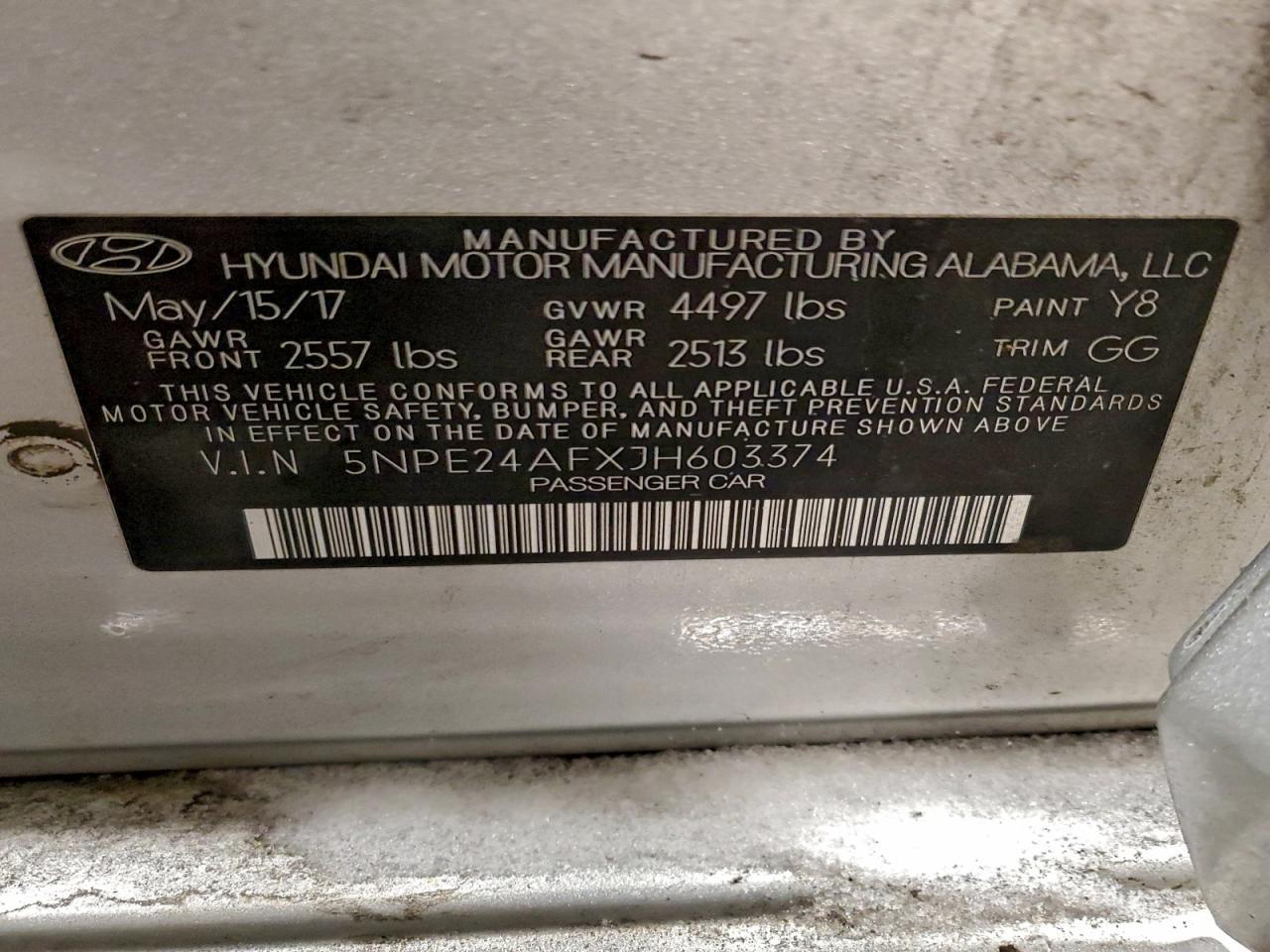 2018 HYUNDAI SONATA